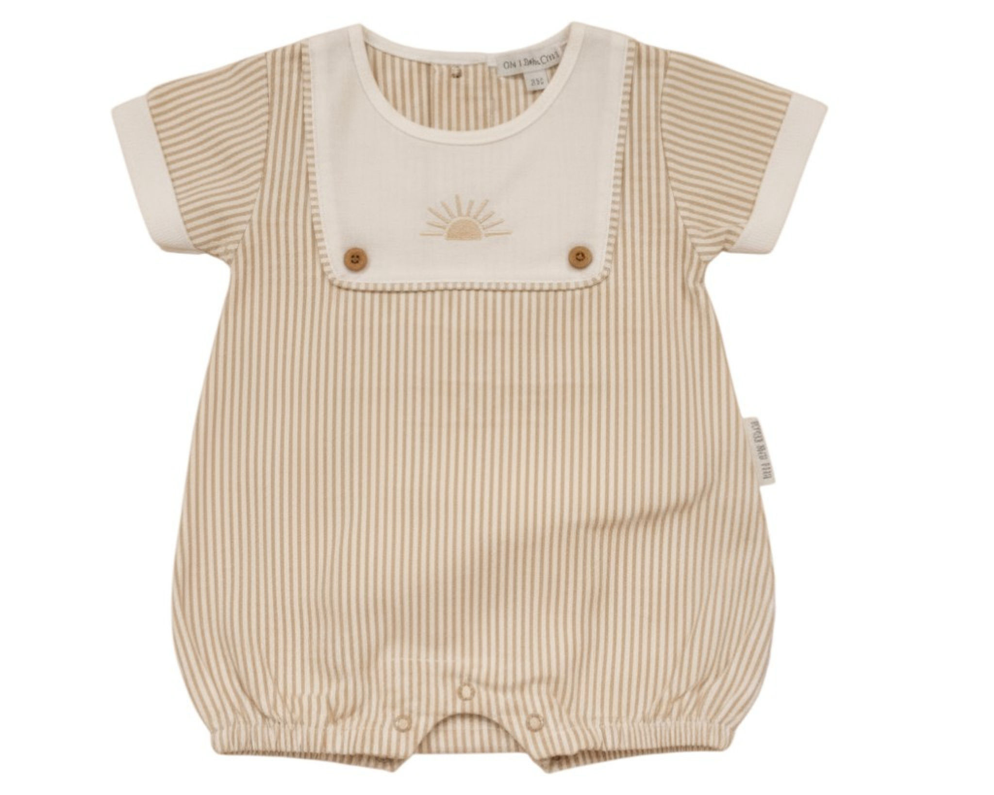 T Striped "Sunrise" Romper (0-6 months)