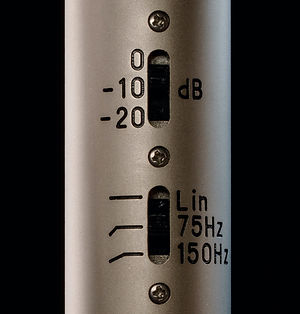 Sontronics STC-1S Silver close-up of pad and filter