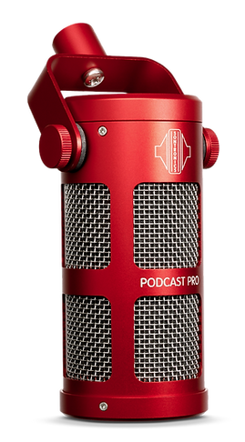 Sontronics Podcast Pro Red microphone for podcasting, broadcast, gaming, Zoom calls and music