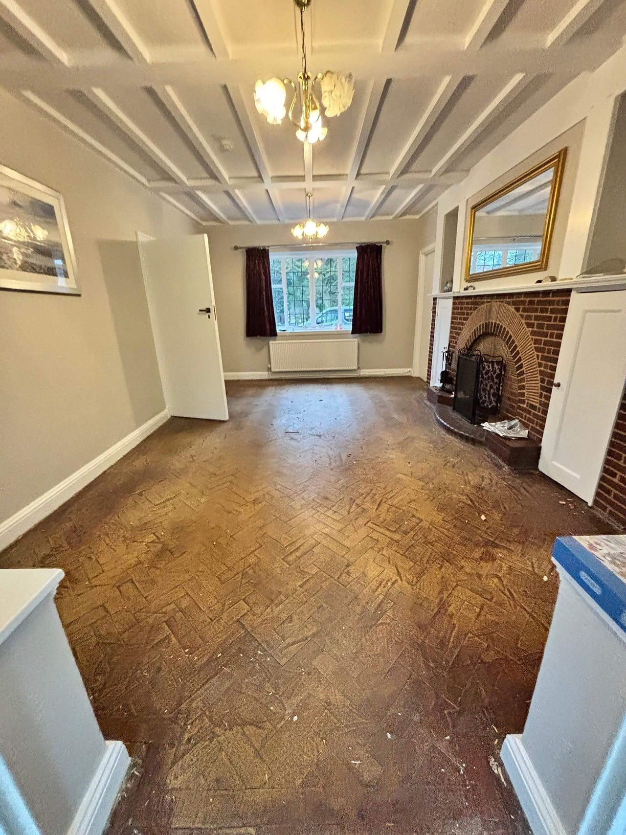 Pitch Pine Parquet Floor Restoration