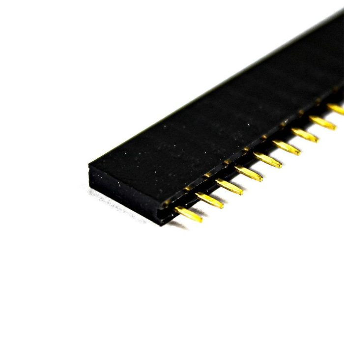 Küçük resim: 40 Pin Dişi Header 2.54mm Female Pin Header Soket Şerit Konnektör