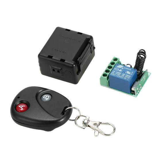433MHz RF Uzaktan Kumanda Alıcı Verici Seti 10A Röle 12V (Transmitter Receiver)