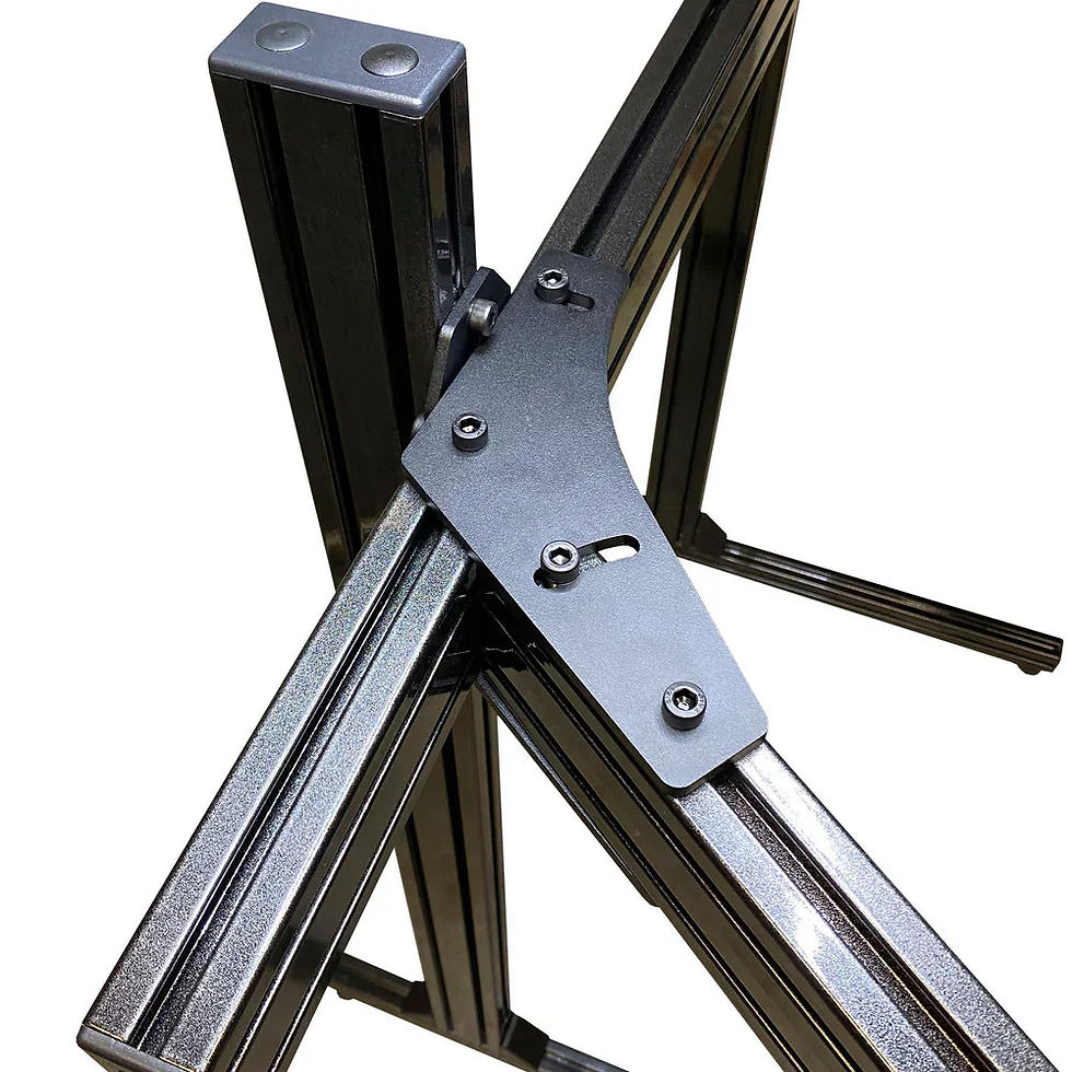 Thumbnail: Advanced Sim Racing - Free-Standing Triple Monitor Stand (Up to 43")
