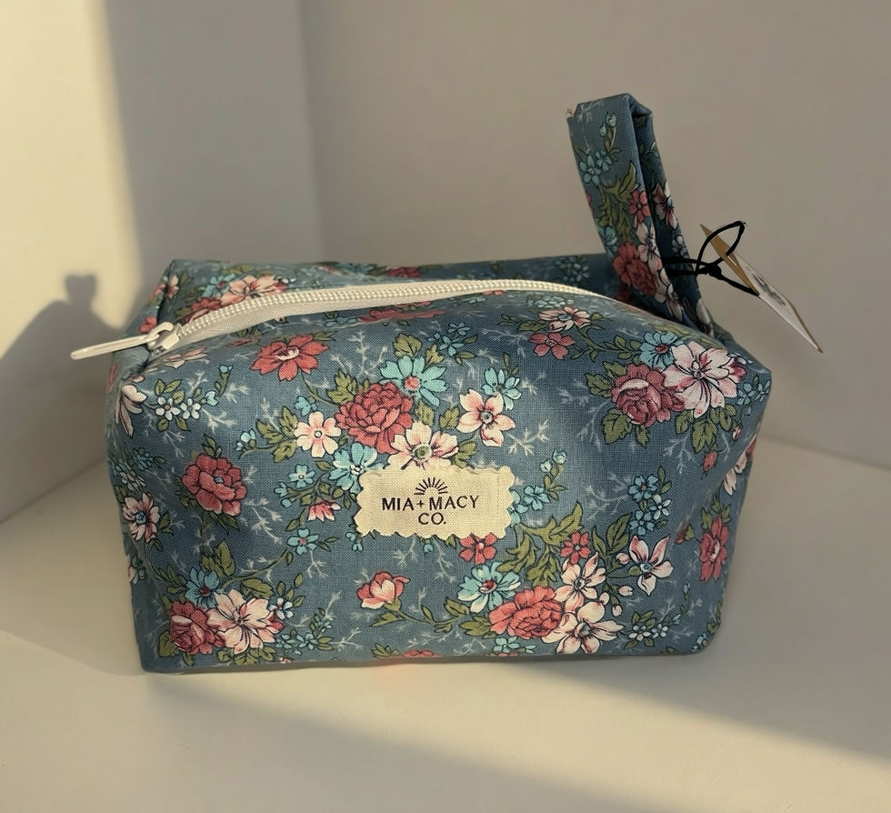 Thumbnail: Medium Boxy Bag (Blue Meadow)