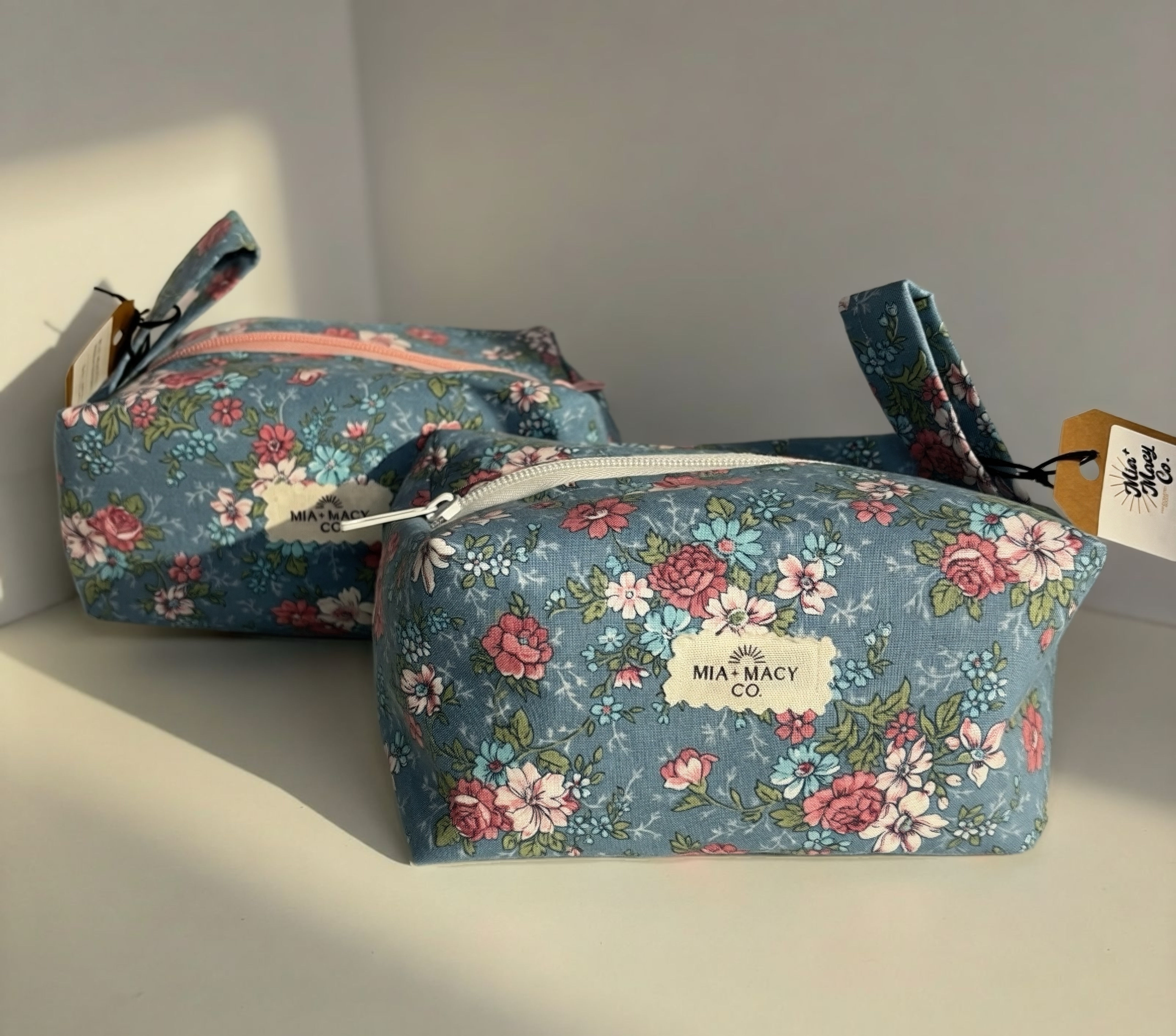 Medium Boxy Bag (Blue Meadow)