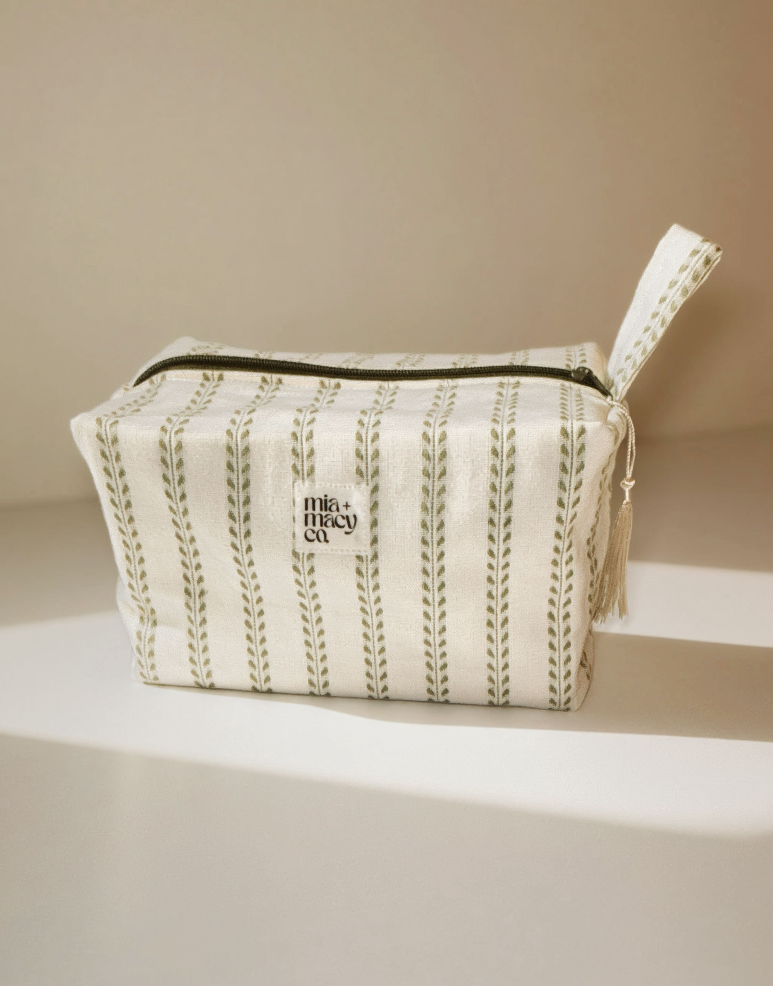 Large Boxy Bag (Sage Vine)