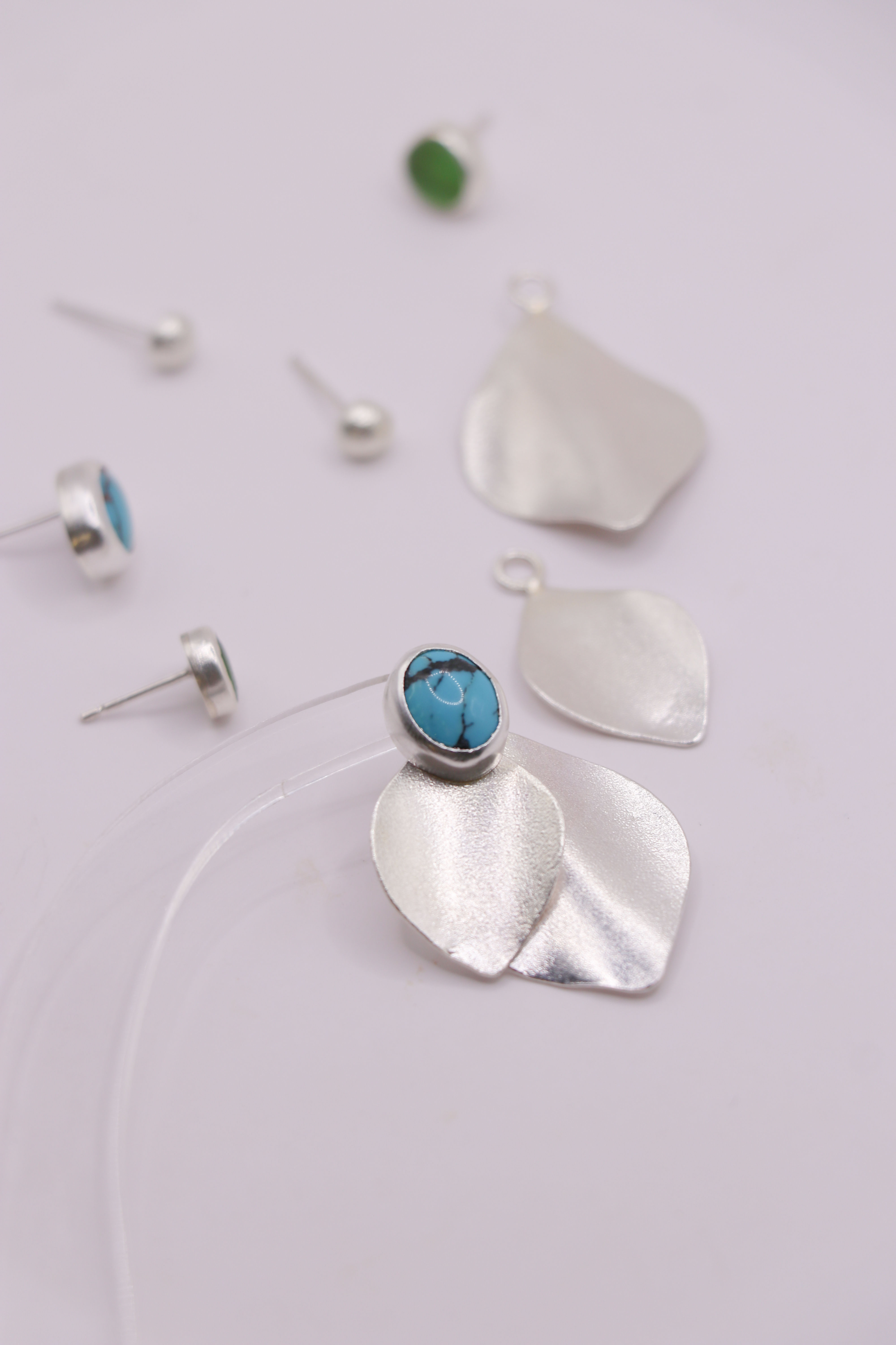 Interchangeable Petal Earrings