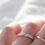 Thumbnail: Tension Set Ring - Pink Preciosa Cubic Zirconia