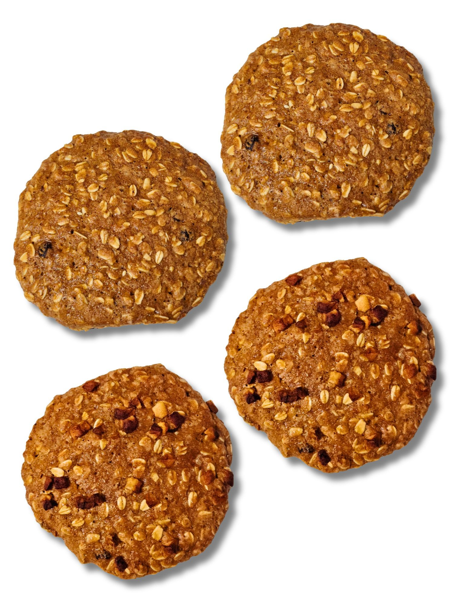 Pack 4x galletones veganos avena maní y manzana