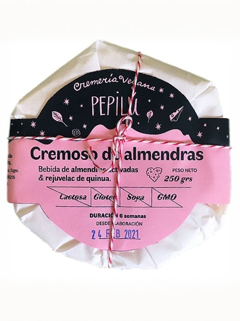 Queso Crema Vegano de Almendras Pepilú | Cremoso Sin Lácteos ni Soya para Untar