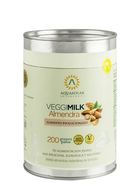Veggimilk almendra aquasolar leche de almendras en polvo envíos La Florida Ñuñoa La Reina Peñalolén Maipú Santiago Regiones