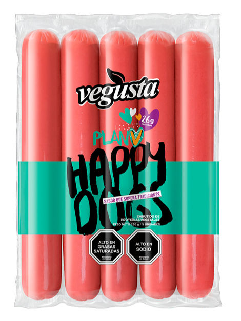 Salchicha vegetal Happy dogs envío La Florida Ñuñoa Santiago Las Condes Providencia Peñalolén La Reina San Miguel Macul