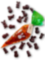 Conejitos de pascua de chocolate veganos saludables 57% cacao ecuatoriano