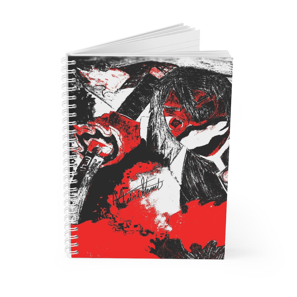 Cursed Hero Inverted Spiral Notebook