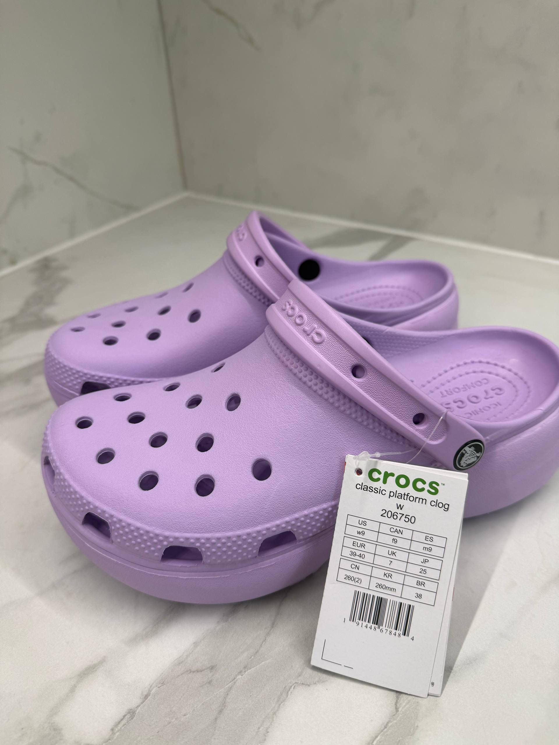 Crocs Classic Platform Clog Moon Jelly