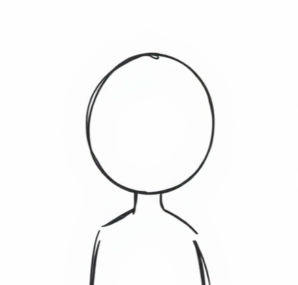 ein platzhalter bild mit ener einfachen figur minimalistisch nur der kopf  und oberkörper.jpg