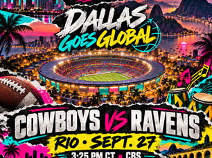 Dallas Goes Global: Cowboys, Ravens and Brazilian Music Meet at Maracanã