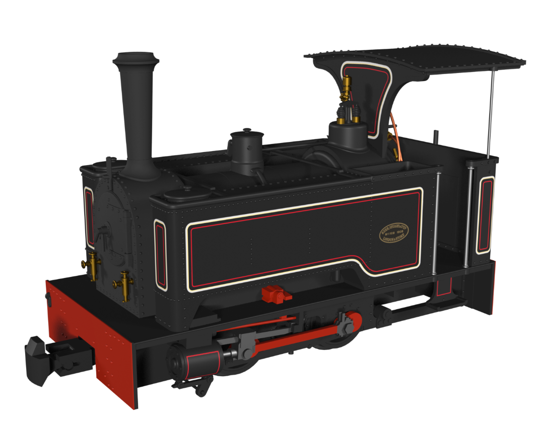 986503 - Kerr Stuart Sirdar - Lined Black - DCC Fitted