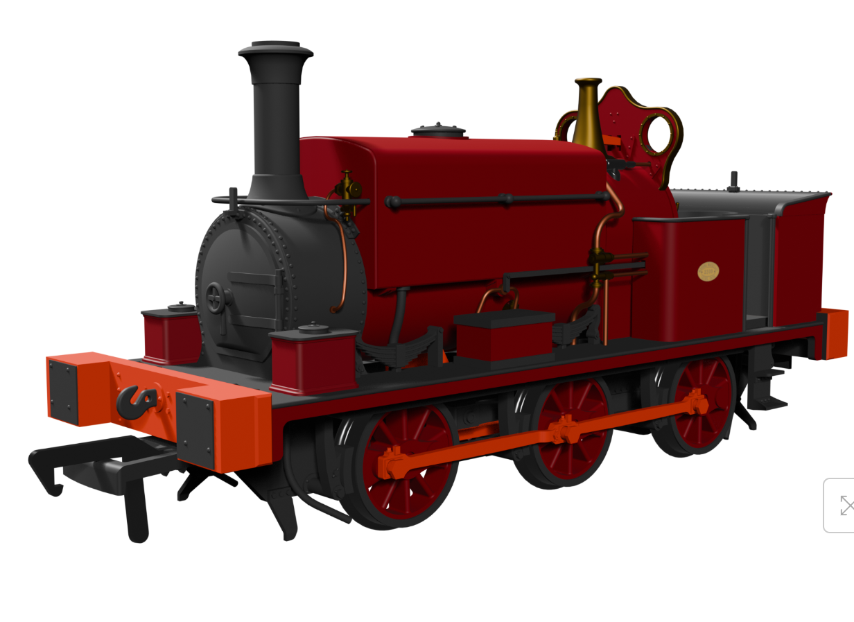 960008 Manning Wardle L Class – Plain Red