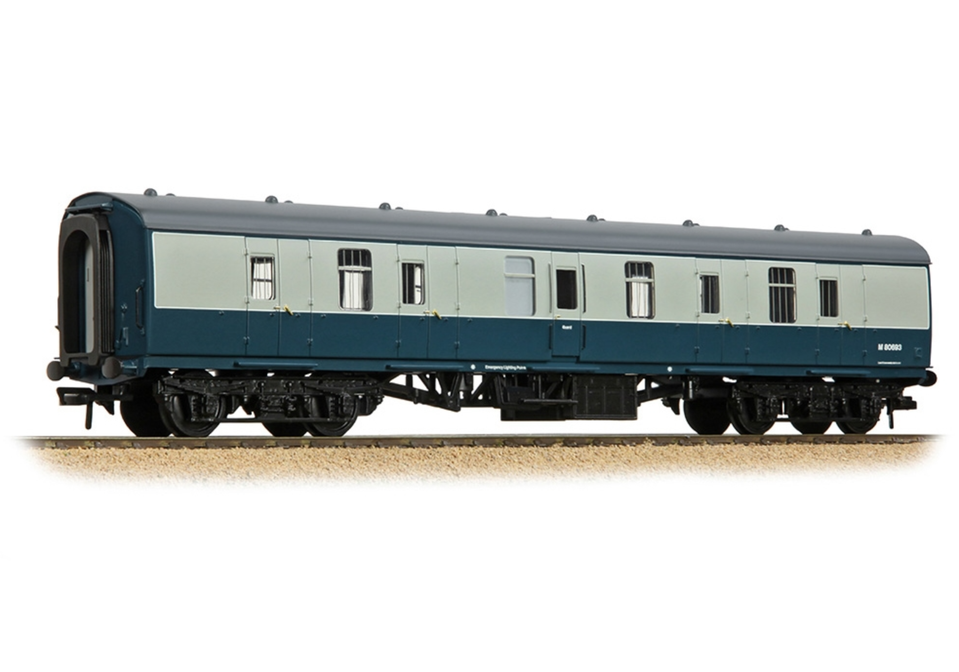 39-175H BR Mk1 NDV (Ex-BG) Brake Gangwayed BR Blue and Grey