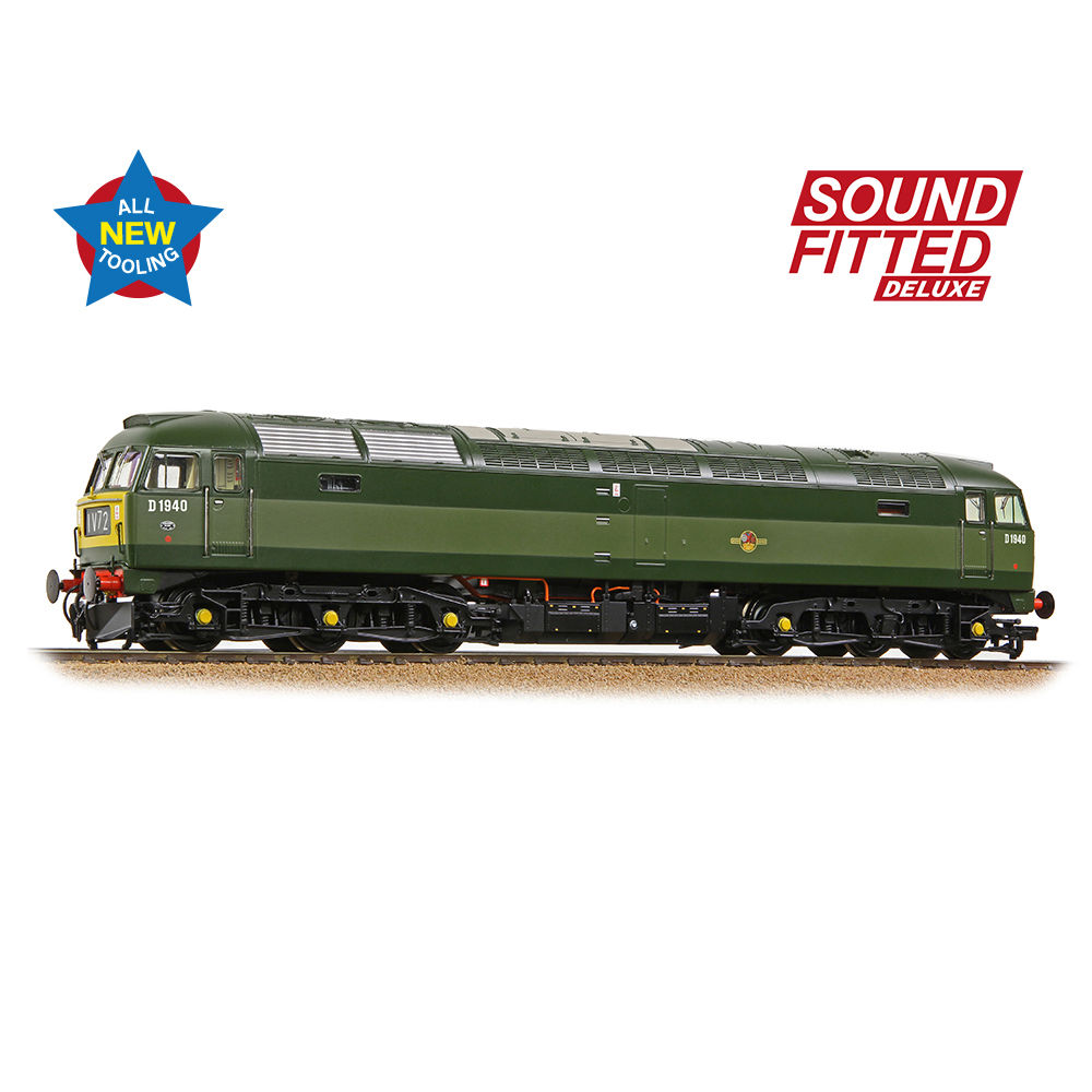 35-410BSFX Class 47/0 D1940 BR Two-Tone Green (Small Yellow Panels)