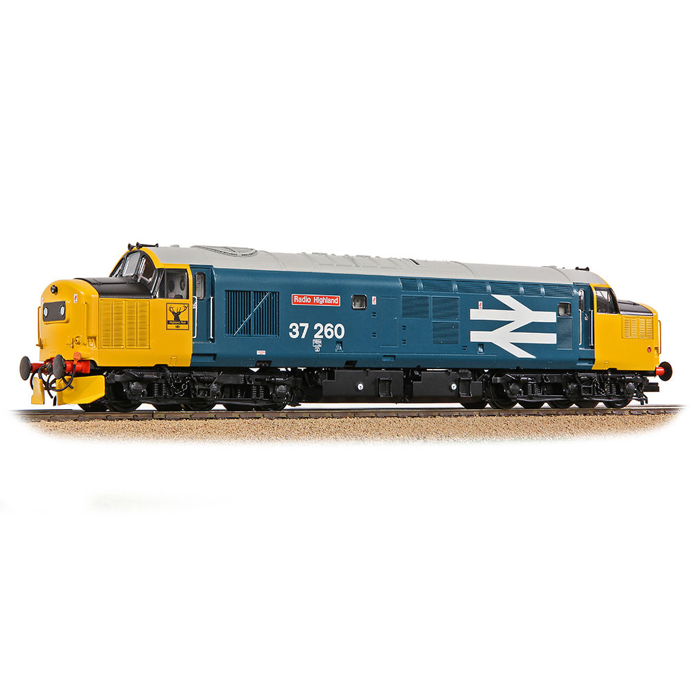 35-309 Class 37/0 Centre Headcode 37260 'Radio Highland' BR Blue (Large Logo)