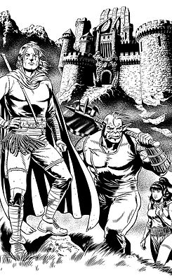 carlo velardi comics & illustrations Dragonero Gmor Sera fantasy castello
