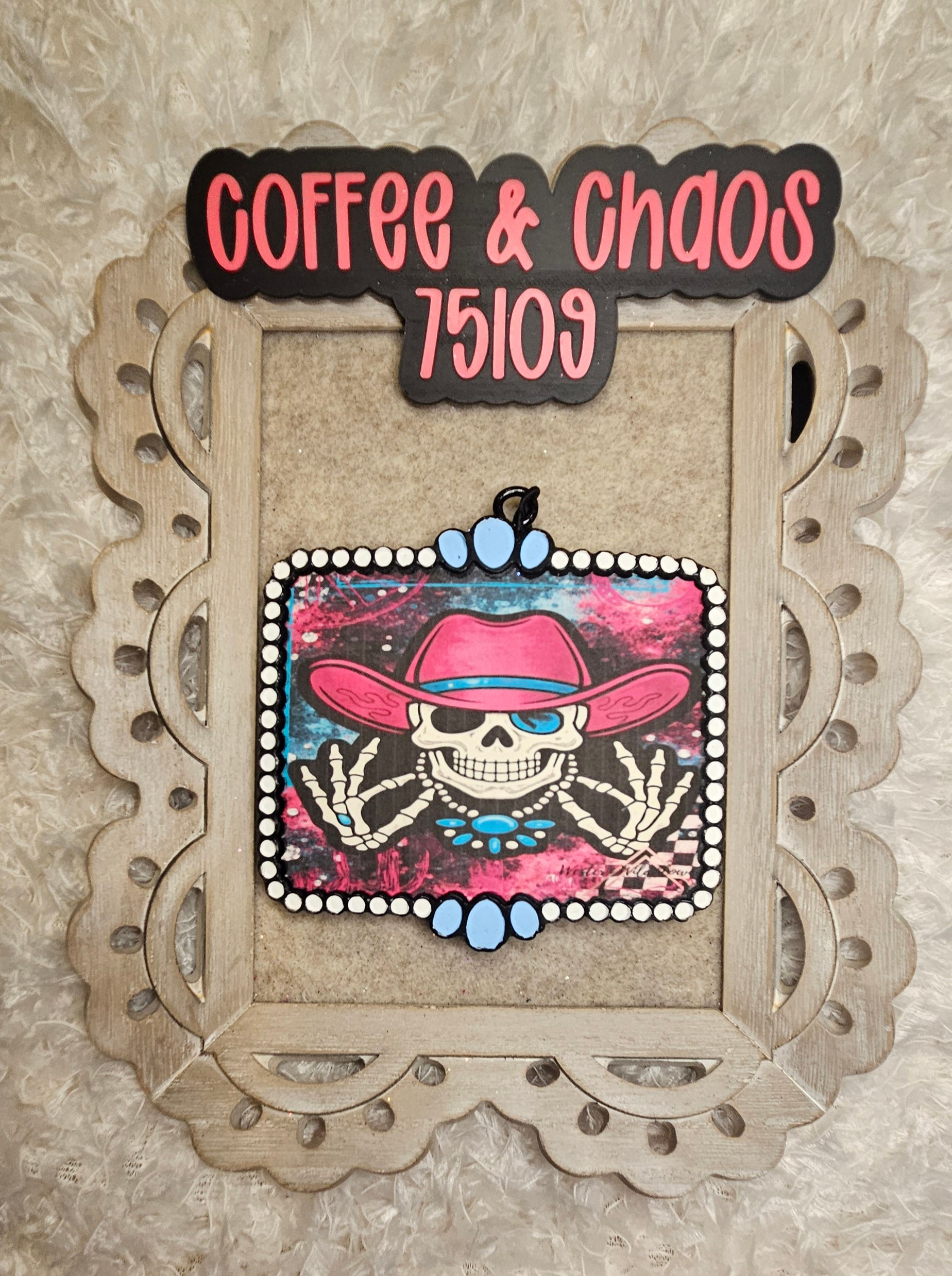 SKULL FRAME - CLEAN COTTON
