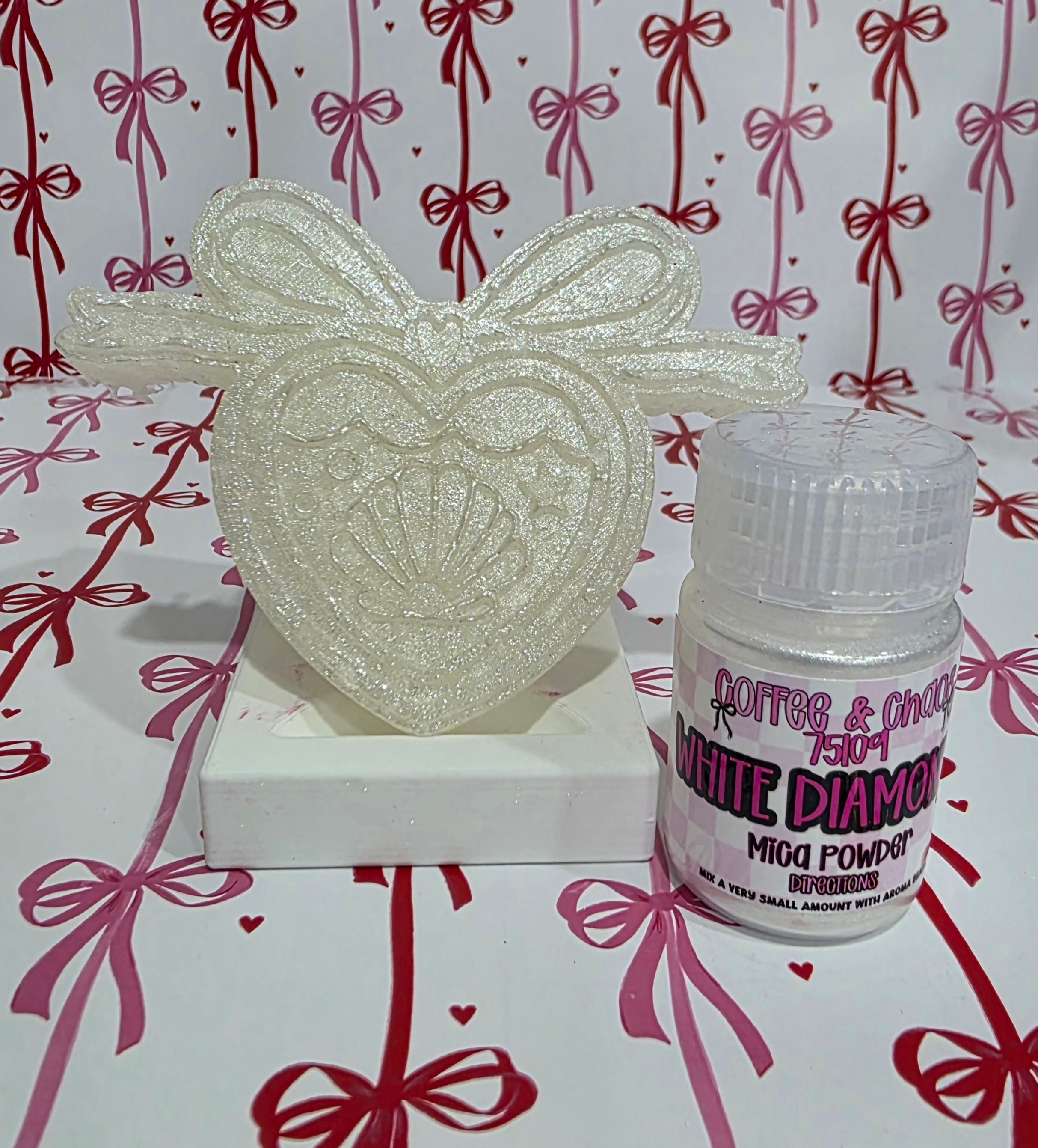 WHITE DIAMONDS MICA POWDER