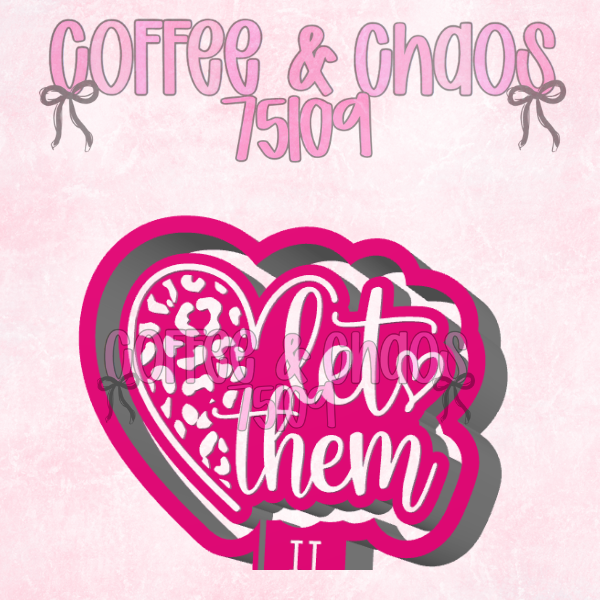 CHEETAH LET THEM SILICONE MOLD