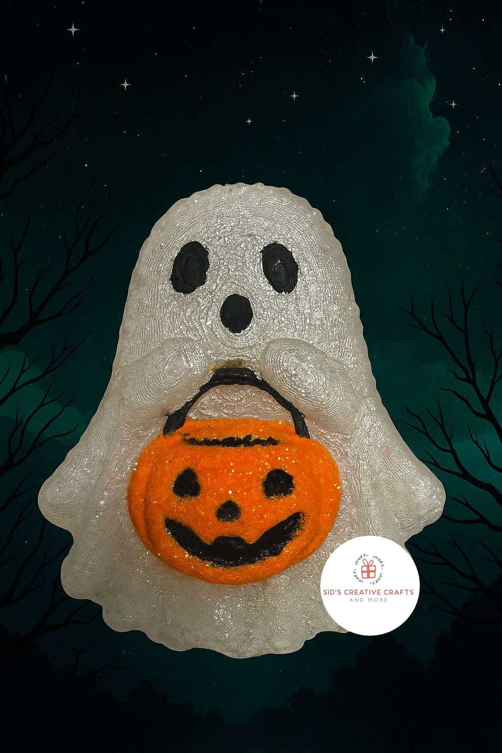 3D TRICK OR TREAT GHOST