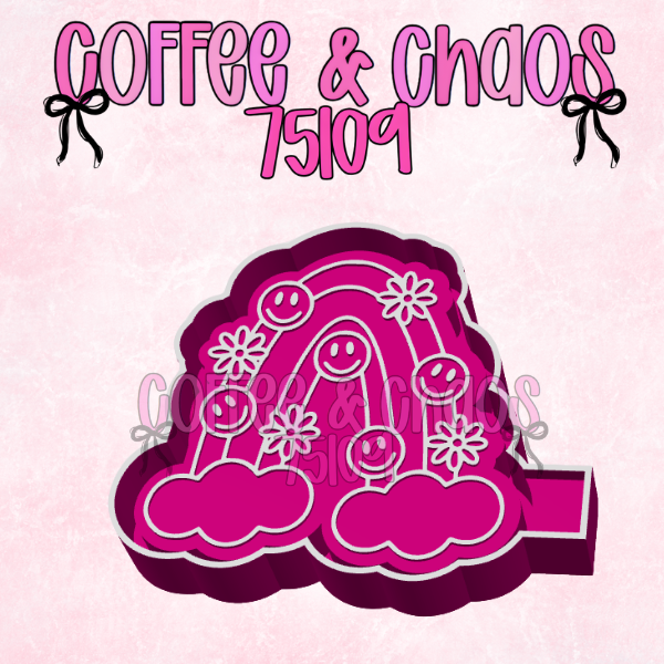 SMILEY RAINBOW SILICONE MOLD