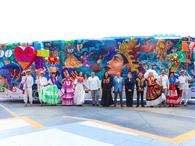 Nuevo autobús para la fiesta"La Guelaguetza"