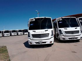 Movilizan a los Sonorenses, entregan 20 autobuses a MOVIMEX