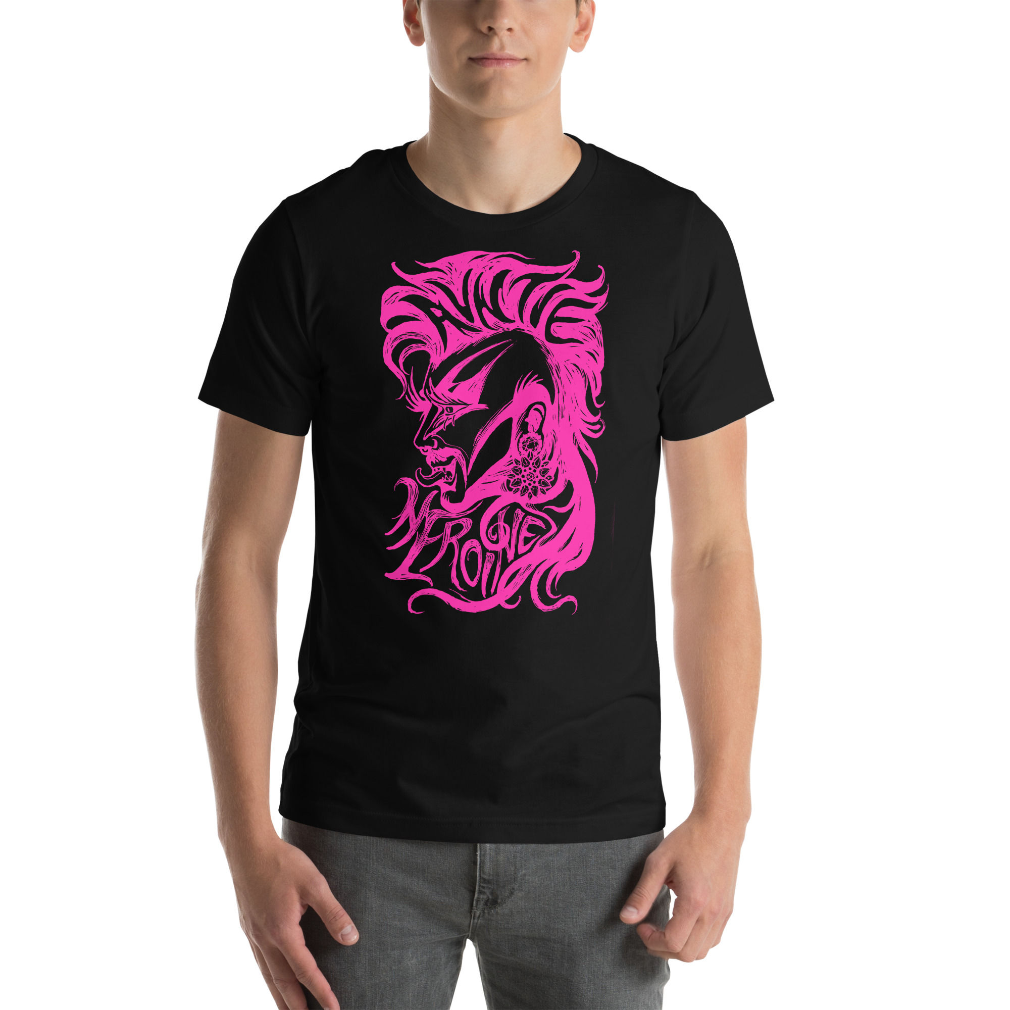 Hot Pink Unisex t-shirt