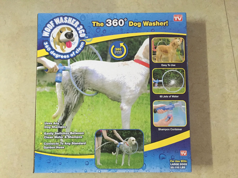 Thumbnail: Dog Shower Bathing Ring with Circular Water Gun