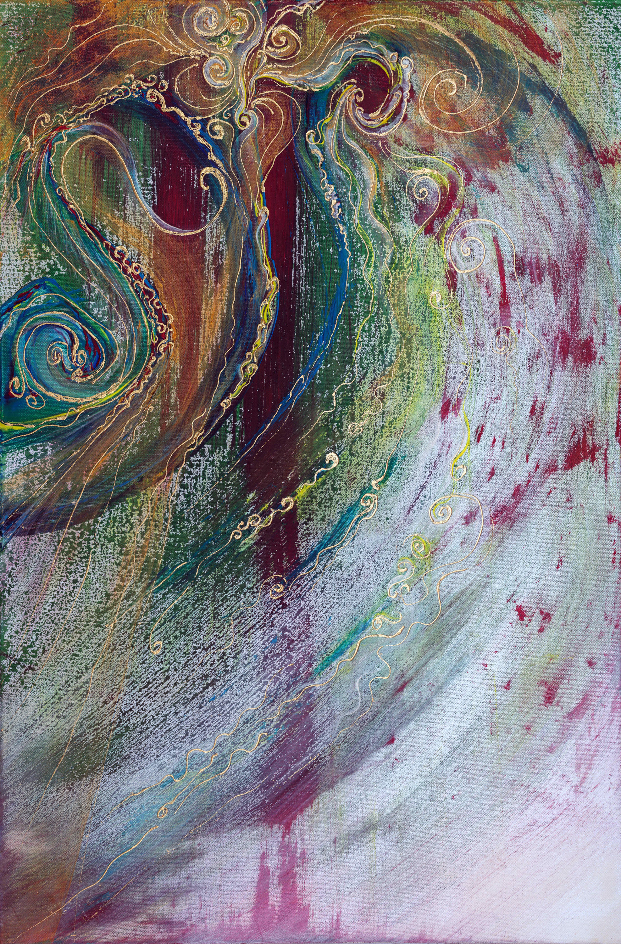 Woodland Elementals Dance in the Sunlight