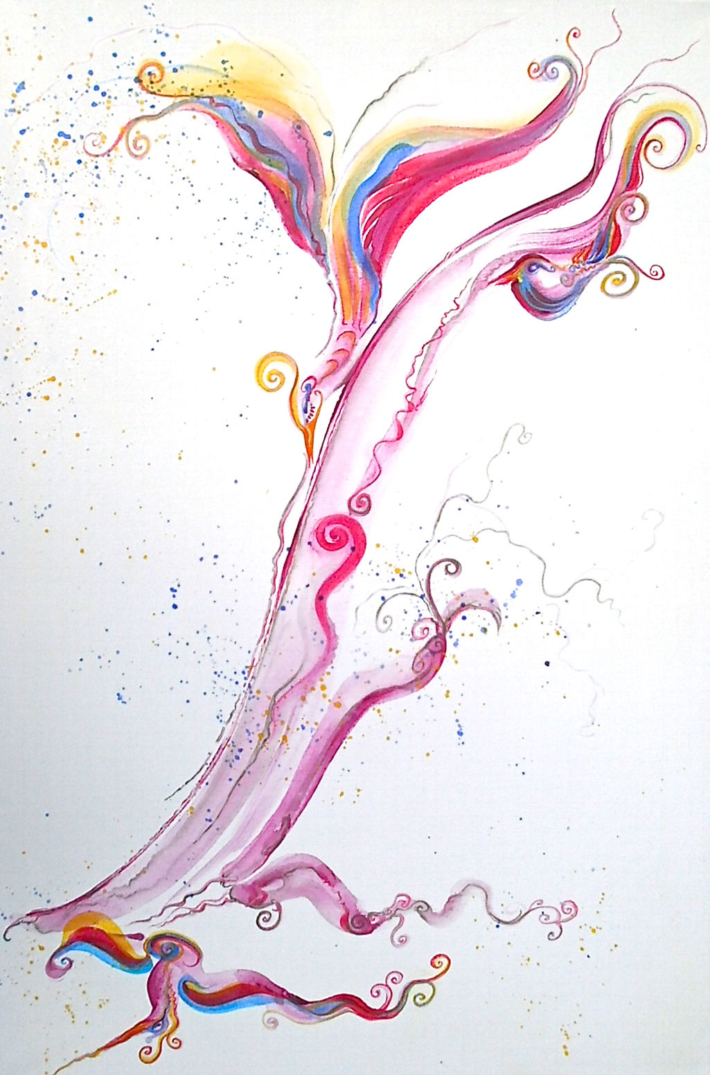 Hummingbird, Crane and Robin