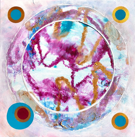abstract art of circles 