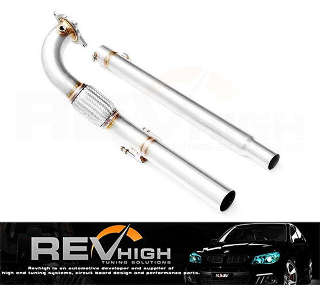 Thumbnail: Downpipe AUDI A3 8P 1.8, 2.0 TFSI + SILENCE Dump Down Pipe Exhaust Decat