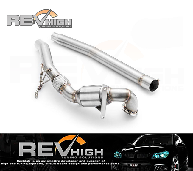 Thumbnail: Audi Downpipe S3 8V 2.0 TFSI + CATALYST Dump Down Pipe Exhaust Decat
