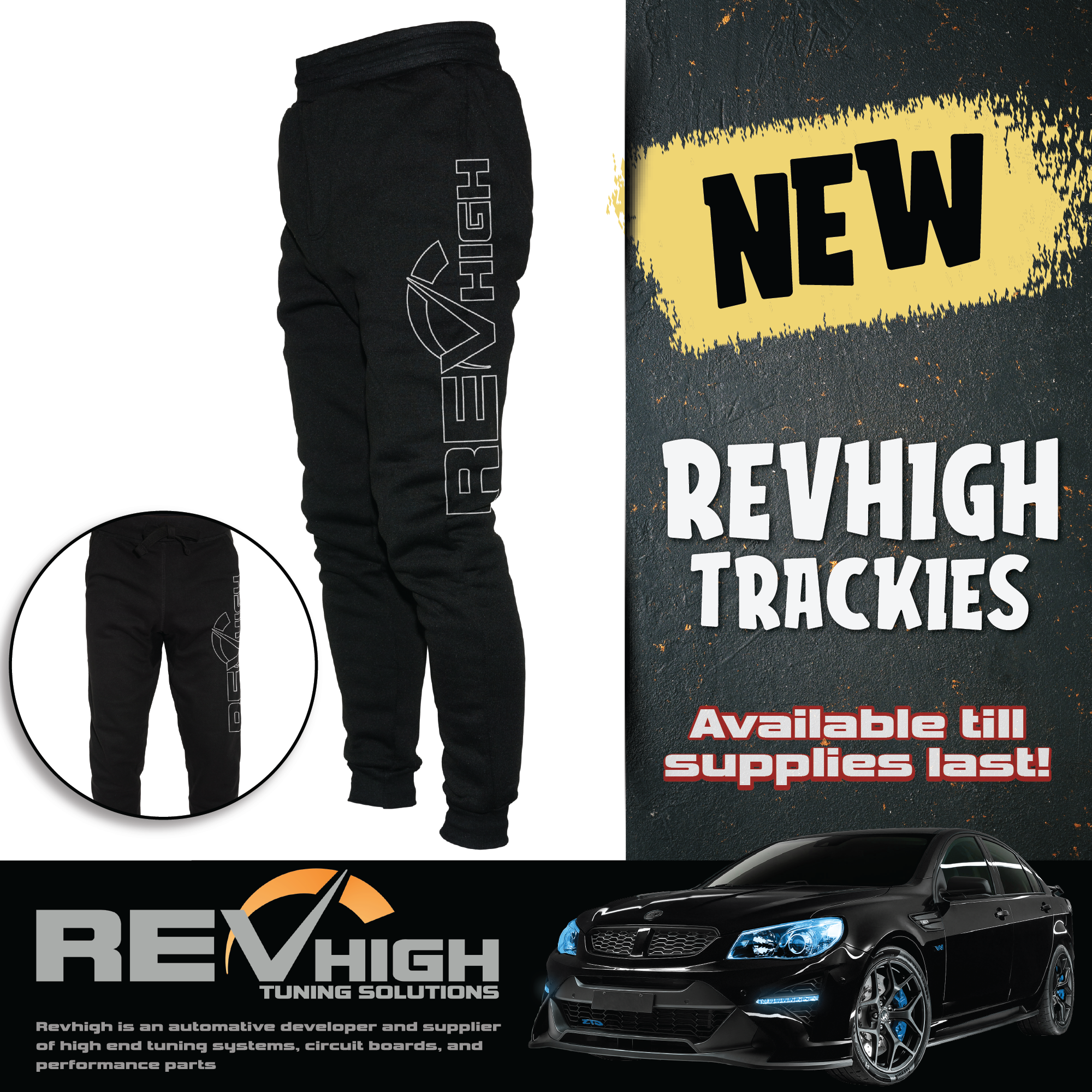 Revhigh Logo Trackies