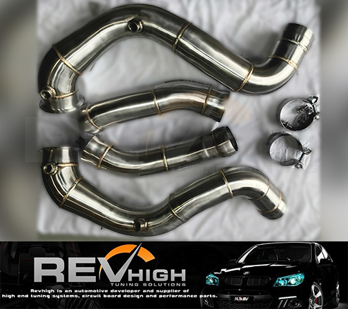 2015+ Mercedes Benz AMG C63S W205 Downpipe Down Dump Pipe Exhaust Tune