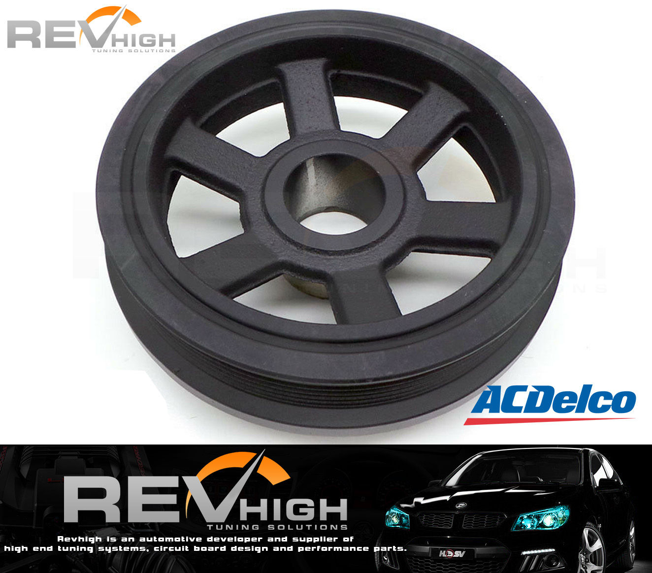 Genuine GM VE VF V6 Harmonic Balancer 3.6L 3.0L Alloytec Holden LY7 LE0 LFX LLT