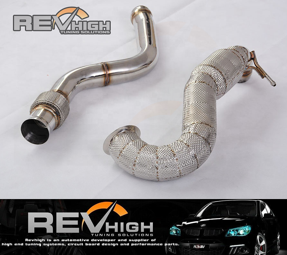 Thumbnail: Mercedes Benz 14-16 A45 AMG/14-15 CLA45 AMG GLA45 AMG Catless Downpipe with Heat