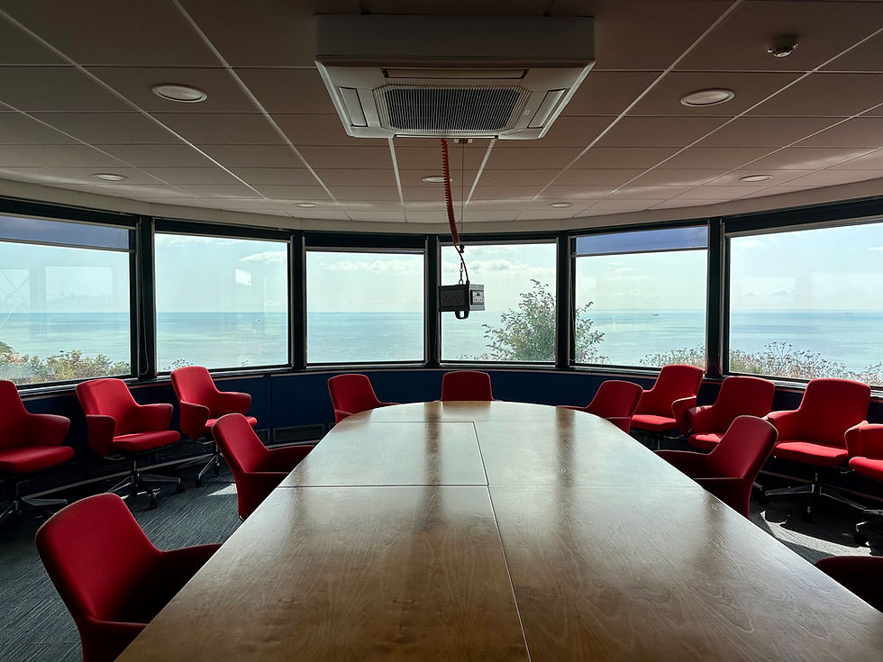 The MRCC Board Room overlooking the Dover Strait