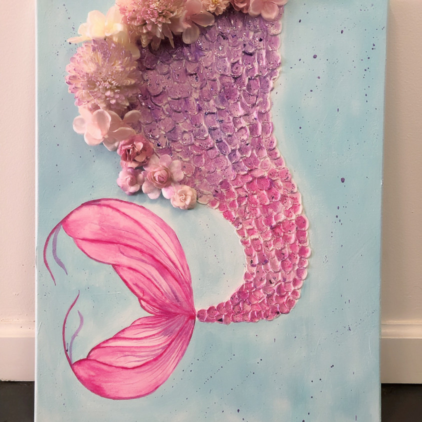 KEIKI Kraft: Mixed Media Mermaid Tail || $30