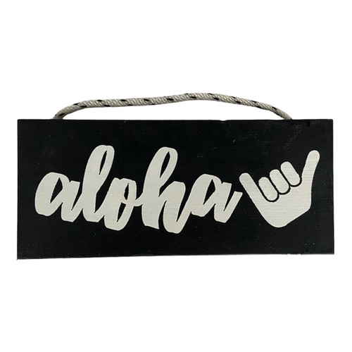 Aloha Shaka Wood Sign (case of 5) | Friends & Faire