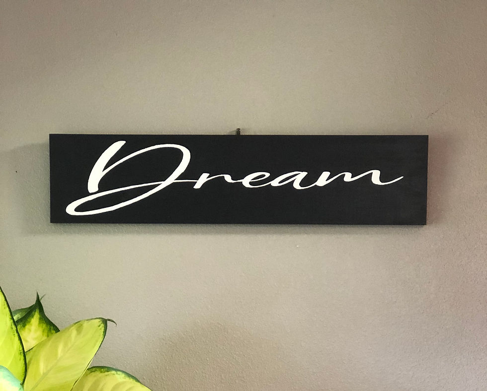 Thumbnail: One Word Sign in Handwritten font