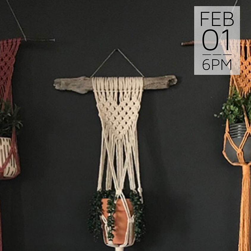Macrame Heart Plant Hanger Workshop || $35